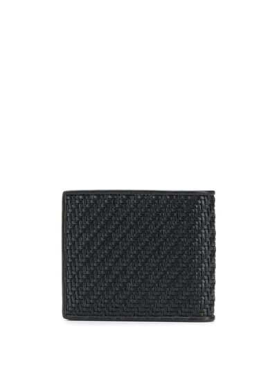 Shop Ermenegildo Zegna Pelletessuta™ Leather Bi-fold Wallet In Black
