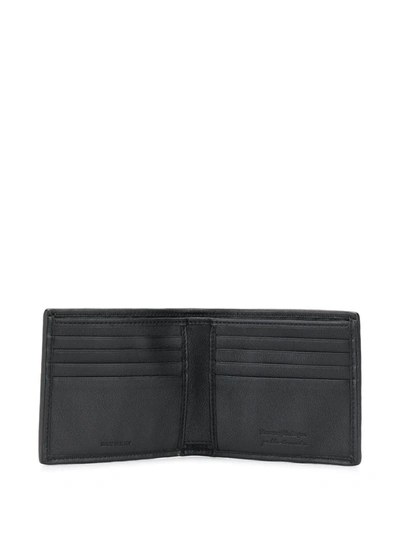 Shop Ermenegildo Zegna Pelletessuta™ Leather Bi-fold Wallet In Black