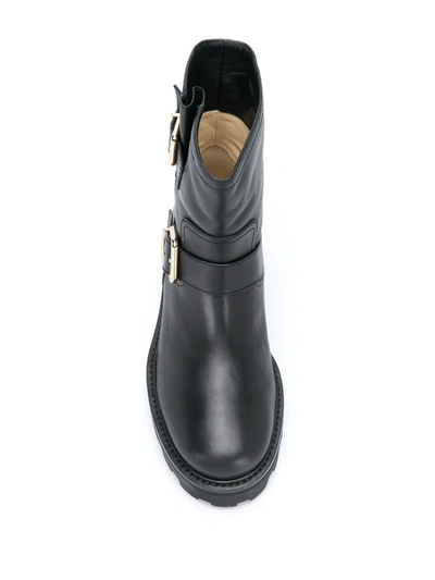 Jimmy Choo Immy Choo Youth Ii Biker Boots In Black