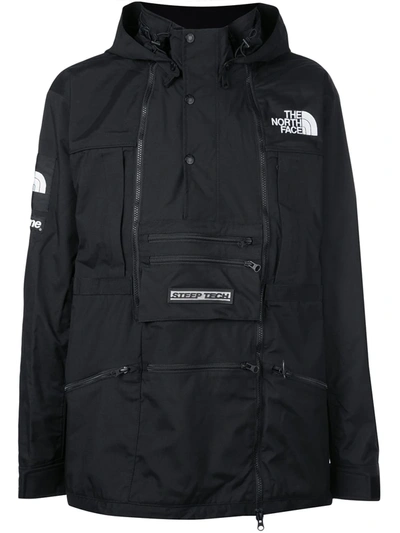 Supreme Steep Tech Hooded Jacket In Black | ModeSens