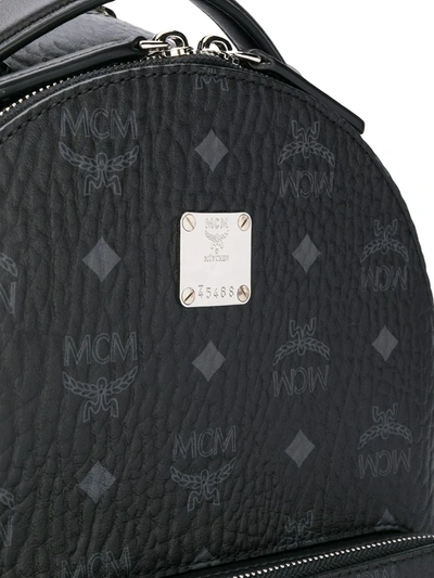 Shop Mcm Small Stark Backpack In Black