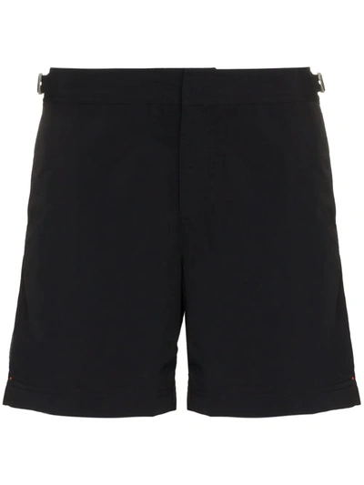 Shop Orlebar Brown Slim-fit Swim Shorts In Black