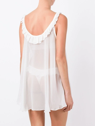 Shop Gilda & Pearl Bardot Babydoll In Neutrals