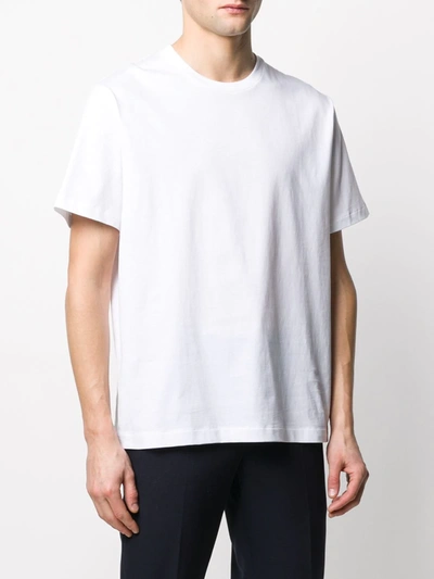 Shop Filippa K Plain Crew Neck T-shirt In White