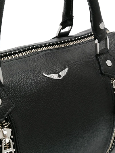 Zadig & Voltaire Medium Sunny Studs Tote Bag In Black