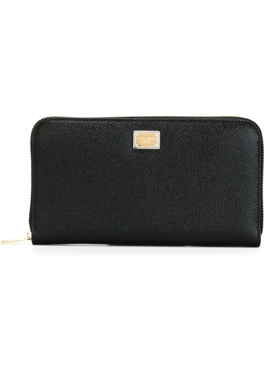 Shop Dolce & Gabbana 'dauphine' Wallet In Black