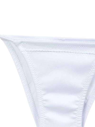 Shop Amir Slama Triangle Bikini Set In White