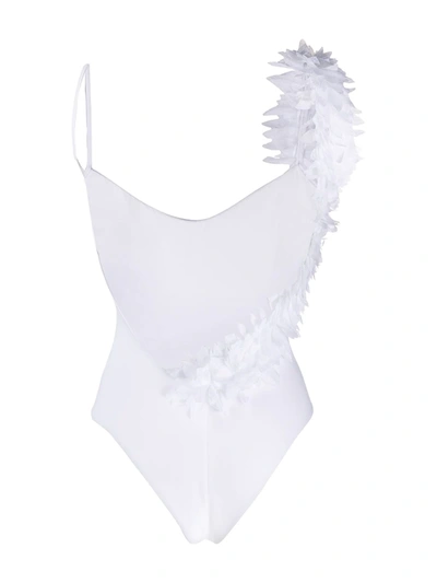 Shop La Reveche Assuan Swimsuit In White