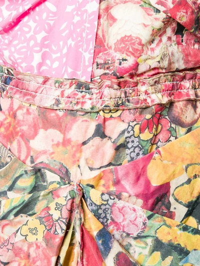 MARNI LONG PATCH DRESS - 粉色