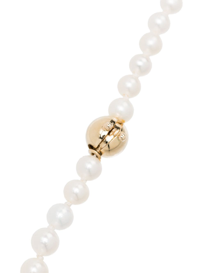 SOPHIE BILLE BRAHE 14KT YELLOW GOLD PEARL BRACELET - WHITE