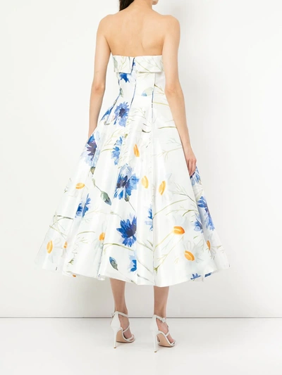 Bambah Carnation Midi Dress In White