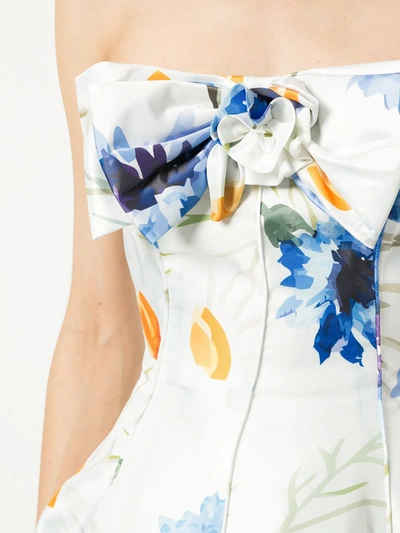 Bambah Carnation Midi Dress In White