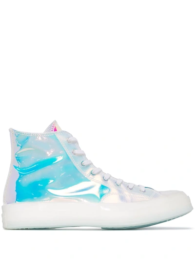 Shop Converse Chuck 70 Hi "iridescent" Sneakers In White