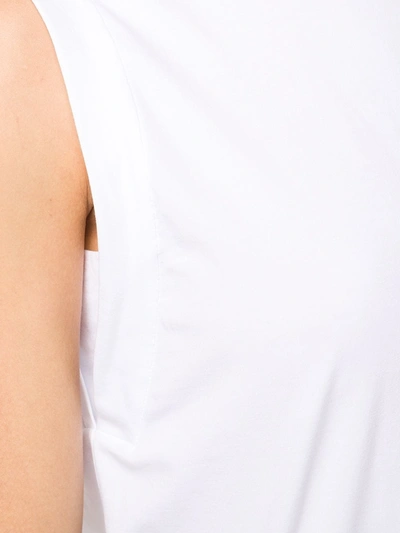 Brunello Cucinelli White Basic Tank Top In White