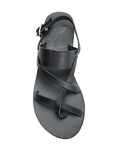 Ancient Greek Sandals Alethea Flat Sandals In Black