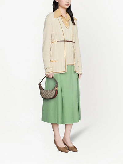 Gucci Ophidia Gg Mini Bag In Neutrals ,brown
