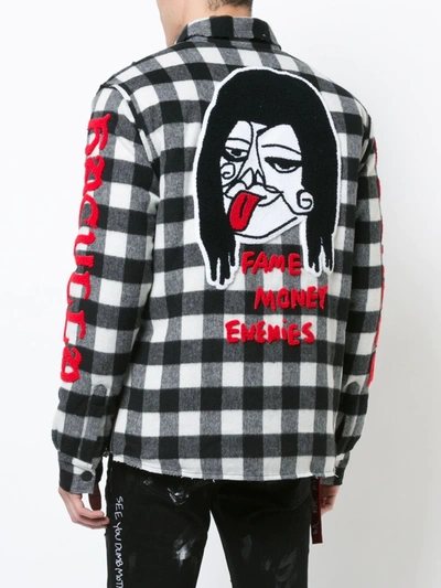 Haculla Fame Money Enemies Shirt In Black