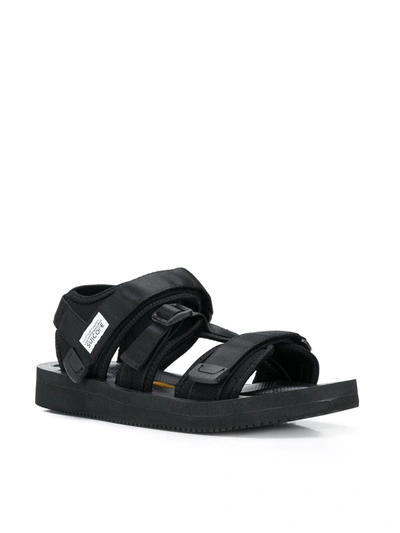 Shop Suicoke Strappy Sandals In Black