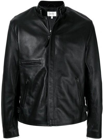 Shop Makavelic Biker Jacket In Black