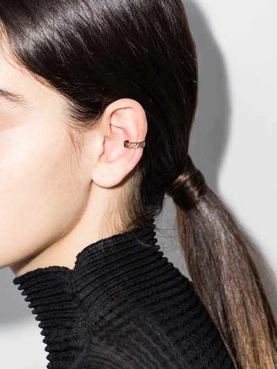 Shop Anita Ko Orbit Diamond Ear Cuff In Gold