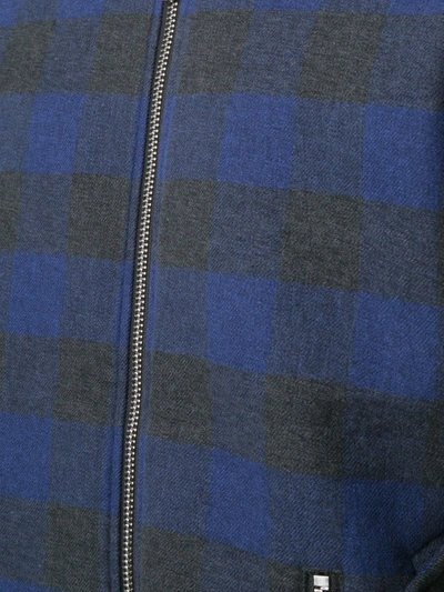 Mostly Heard Rarely Seen Plaid Bomber Jacket In Black