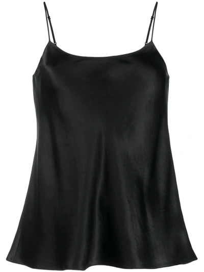 Shop Vince Metallic Vest In Black