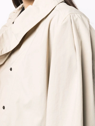 Shop Isabel Marant Belted Midi Trench Coat In Nude