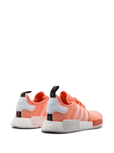 Shop Adidas Originals Nmd R1 "sun Glow" Sneakers In Orange