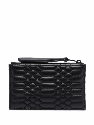 Zadig & Voltaire Quilted-finish Wallet In Schwarz