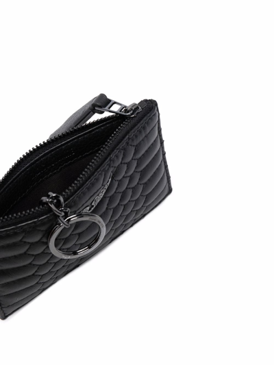 Zadig & Voltaire Quilted-finish Wallet In Schwarz