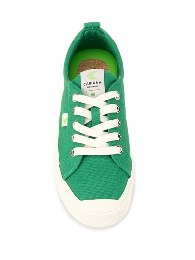 Shop Cariuma Oca Low-top Canvas Sneakers In Green