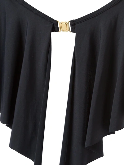 Shop Brigitte Ruffled Swimsuit In Black