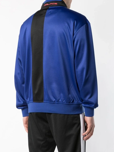 Shop Palace Ritual Zip-up Track Top In Blue