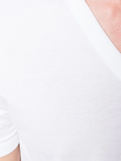 Dolce & Gabbana V-neck T-shirt In White