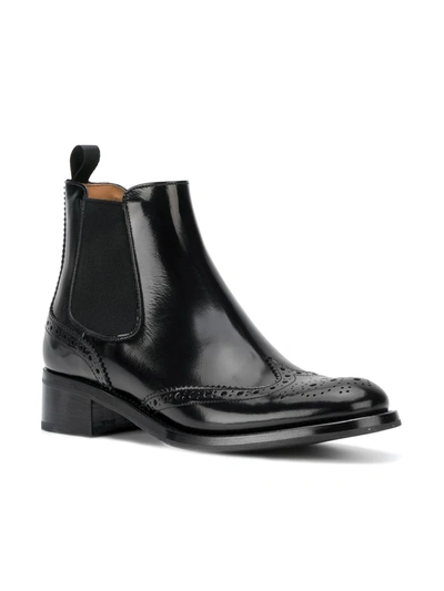 Shop Church's Ketsby 35 Brogue Chelsea Boots In Black