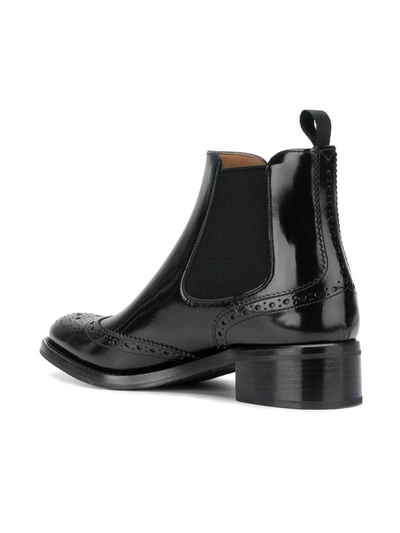 Shop Church's Ketsby 35 Brogue Chelsea Boots In Black