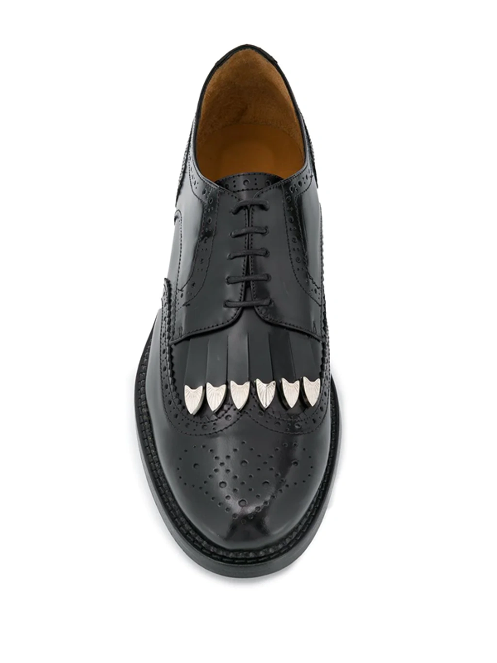 Toga Virilis Black Polished Brogues | ModeSens display picture 1