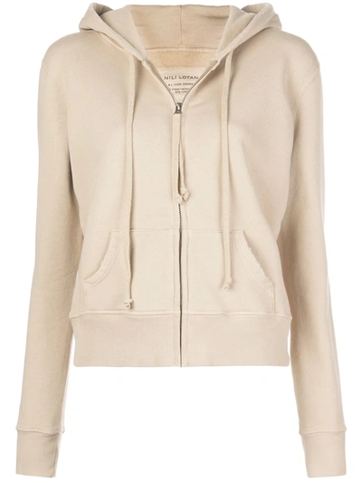 Shop Nili Lotan Callie Hoodie In Neutrals