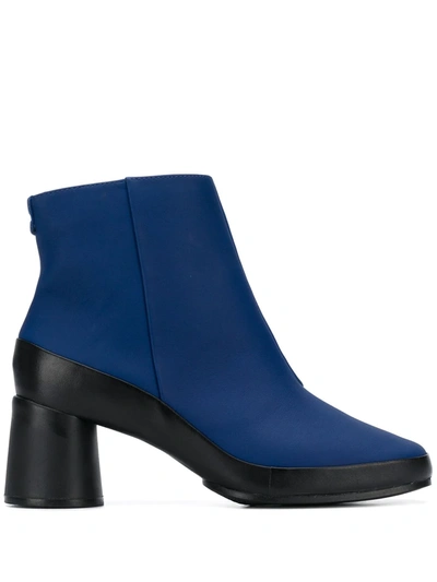 Shop Camper Upright Two-tone Boots In Blue
