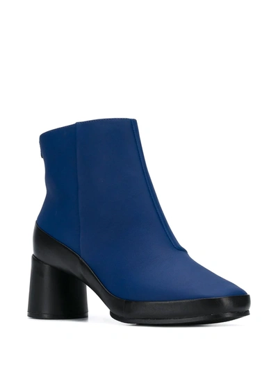 Shop Camper Upright Two-tone Boots In Blue