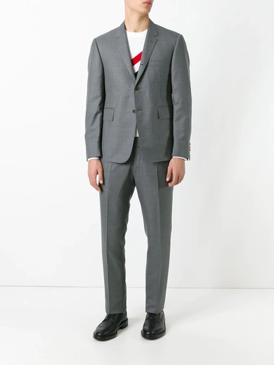 Thom Browne Classic Two-piece Suit With Tie In Grey