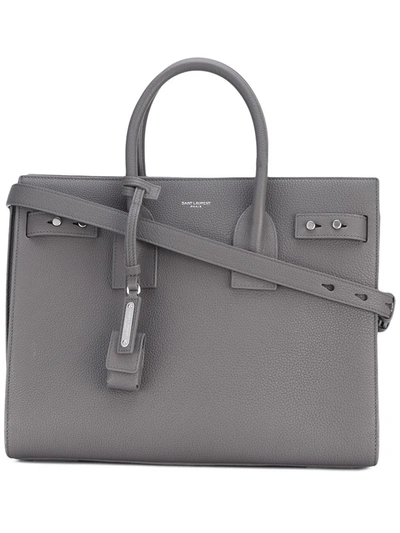 Shop Saint Laurent Sac De Jour Tote In Grey