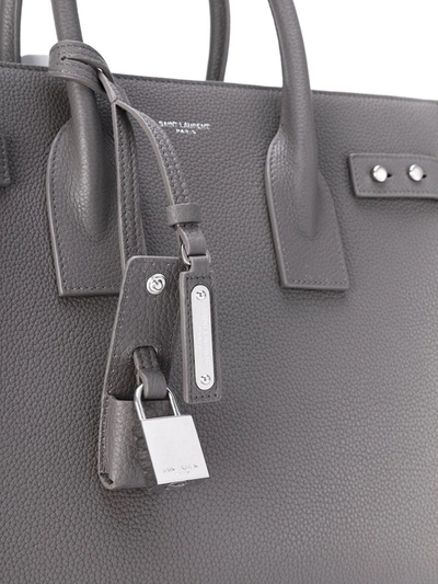 Shop Saint Laurent Sac De Jour Tote In Grey