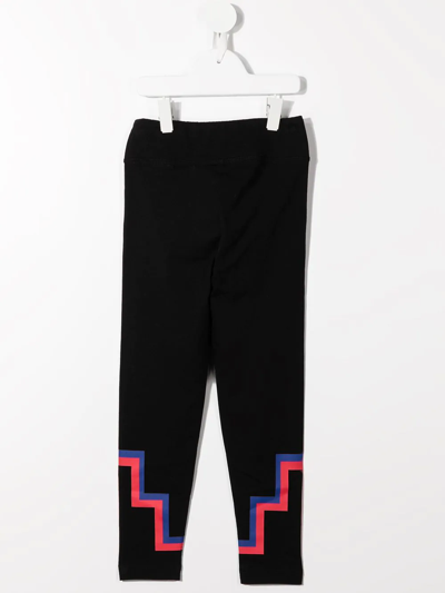 Marcelo Burlon County Of Milan Rural Cross Leggings In Black