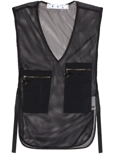 Shop Off-white Utility Vest In Black