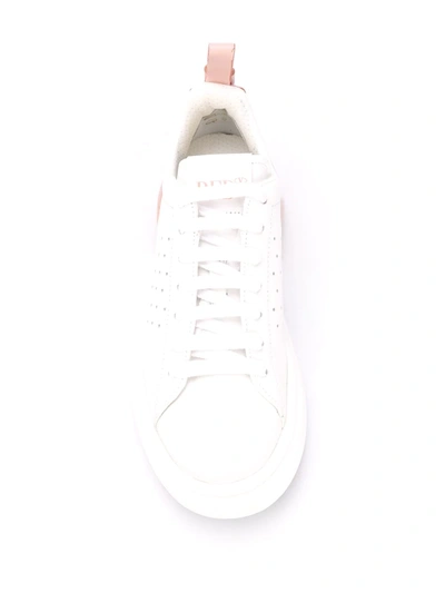 Shop Red Valentino Bowalk Low-top Sneakers In White