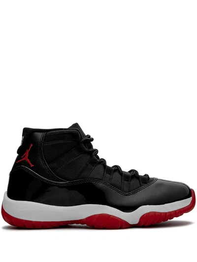 Shop Jordan Air  11 Retro "bred 2019" Sneakers In Black