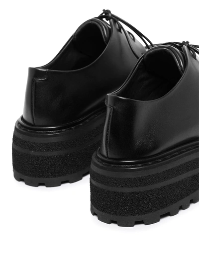 Shop Marsèll Ridged-sole Derby Shoes In Black