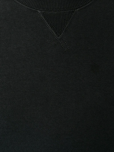 Shop Valentino Rockstud Crew-neck Sweatshirt In Black