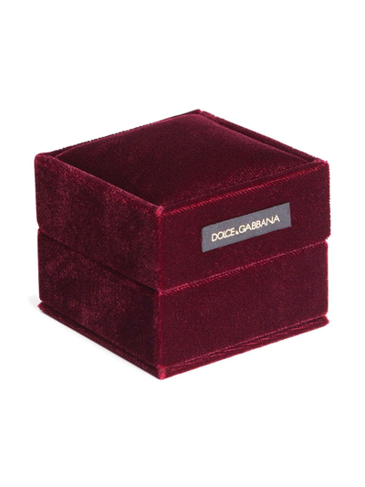 Dolce & Gabbana Devotion Ring In Yellow Gold With Diamonds In Gold